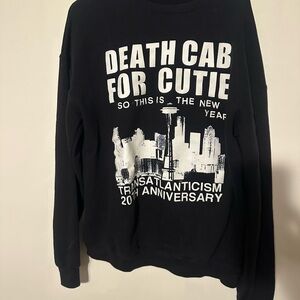 Death Cab for Cutie Black Crewneck